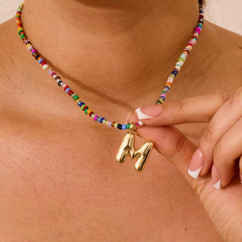 Colorfull Letter Necklace