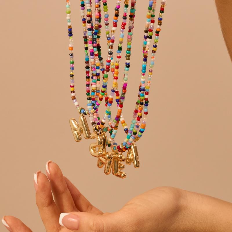 Colorfull Letter Necklace