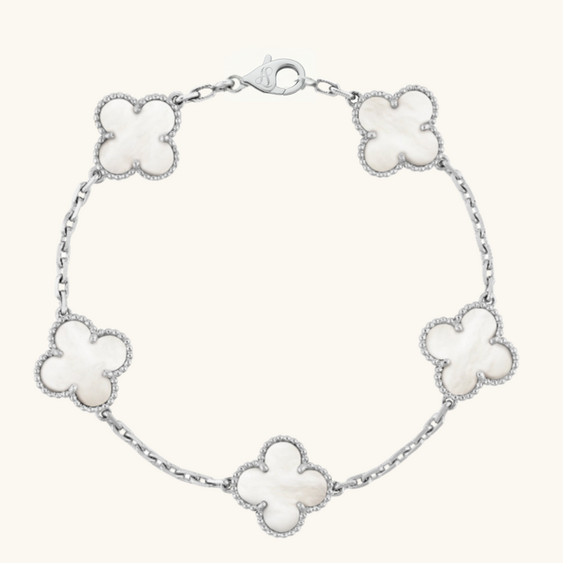 CLOVER - White Bracelet