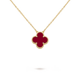 CLOVER - Red Necklace