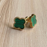 CLOVER - Green Earrings