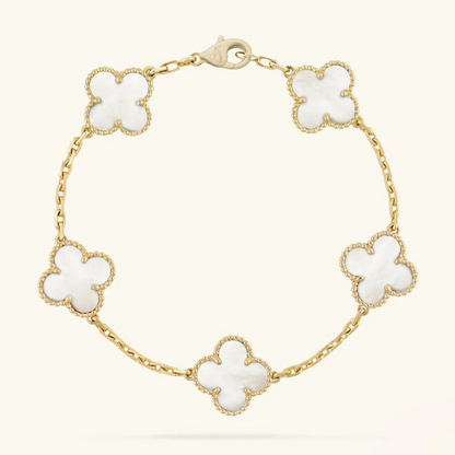 CLOVER - White Bracelet