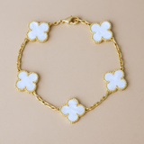 CLOVER - White Bracelet