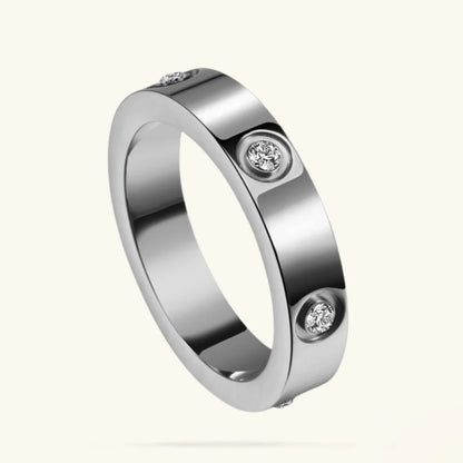 ETERNITY LINK - Silver Zircon Ring