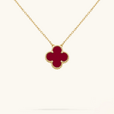 CLOVER - Red Necklace