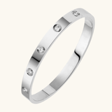 ETERNITY DELUXE - Silver Zircon Bracelet