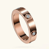 ETERNITY LINK - Rose Gold Zircon Ring