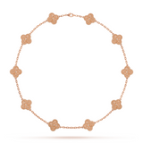 CLOVER - 10 Motive Pink Necklace