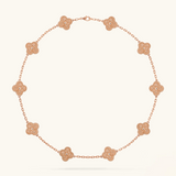 CLOVER - 10 Motive Pink Necklace