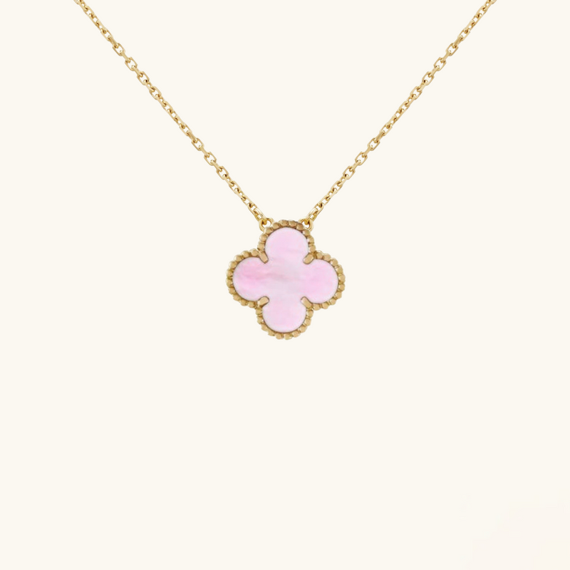 CLOVER - Pink Necklace