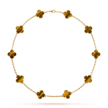 CLOVER - 10 Motive Tiger Necklace