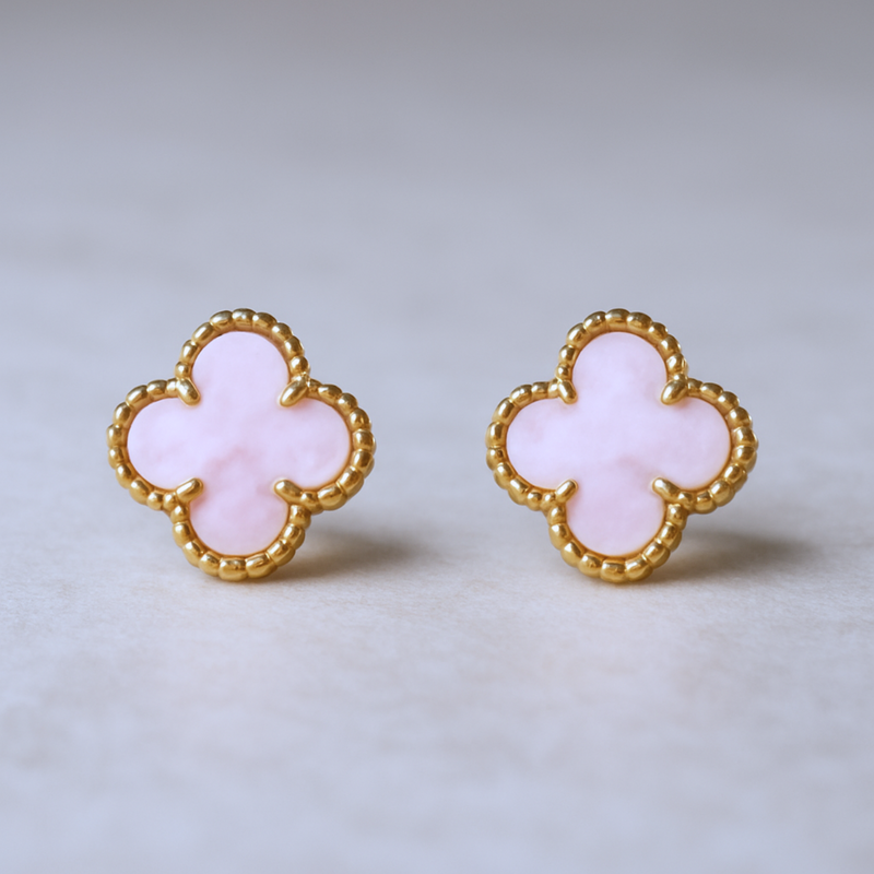 CLOVER - Pink earrings