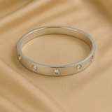 ETERNITY DELUXE - Silver Zircon Bracelet