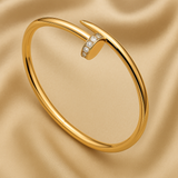 ELEGANCE NAIL - Gold Zircon Bracelet