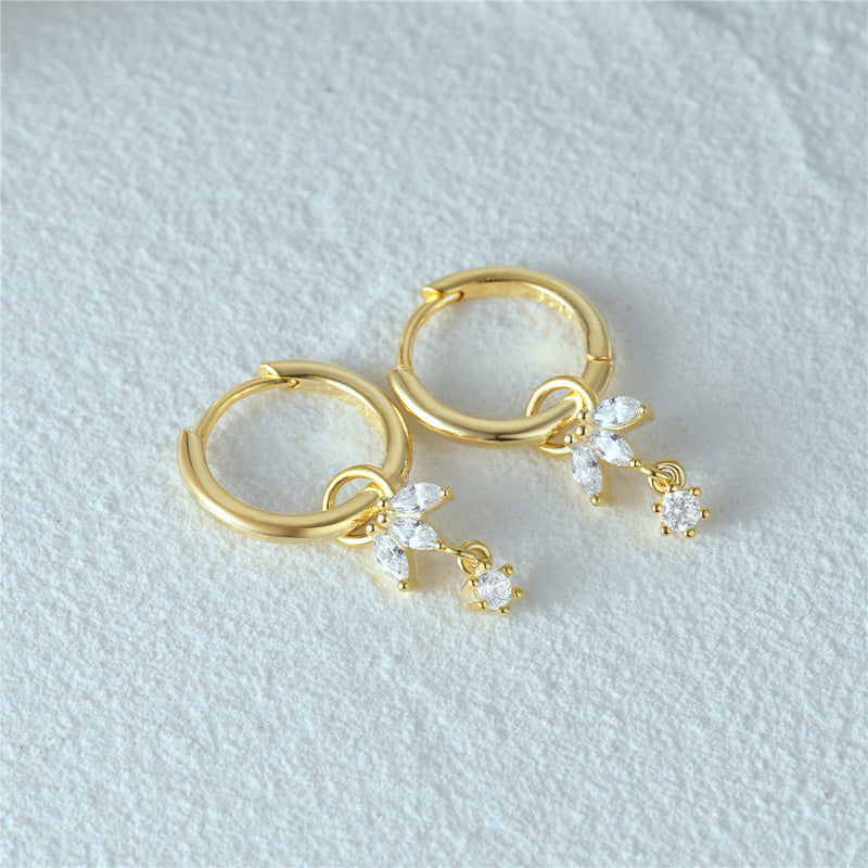Brooke Removable Charm Hoops