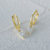 Lacey Diamond Hoops