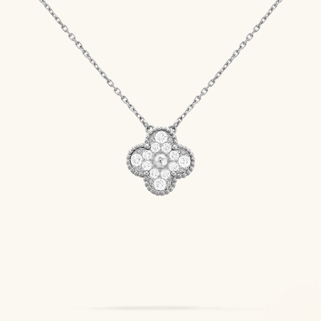 CLOVER - Silver Necklace Prestige