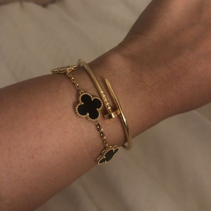 CLOVER - Black Bracelet