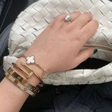 ELEGANCE NAIL - Gold Zircon Bracelet