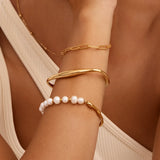 Dune Gold Cuff Bracelet