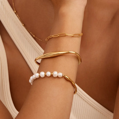 Dune Gold Cuff Bracelet