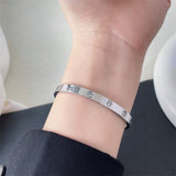 ETERNITY DELUXE - Silver Zircon Bracelet