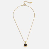 Ebony Black Pearl Pendant Necklace