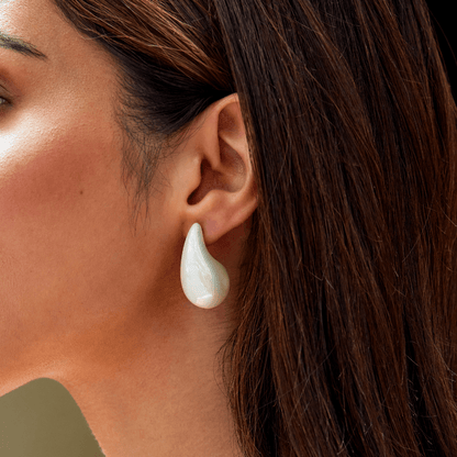 Elena Pearl Teardrop Earrings