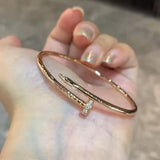 ELEGANCE NAIL - Gold Zircon Bracelet
