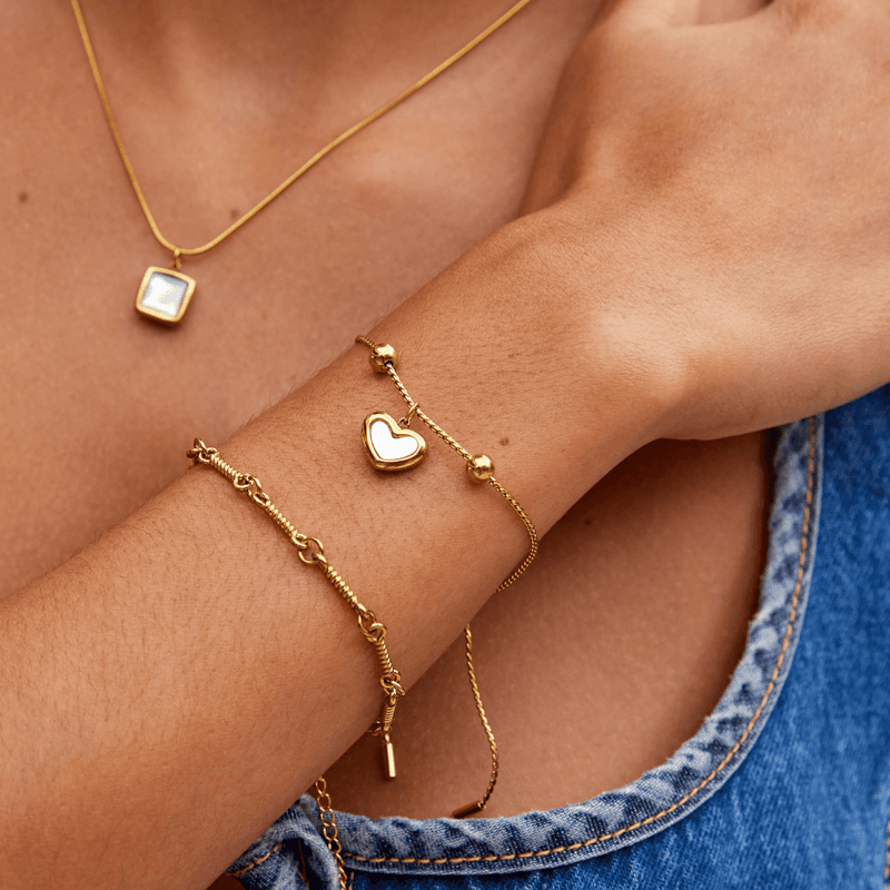 Golden Charm Bracelet