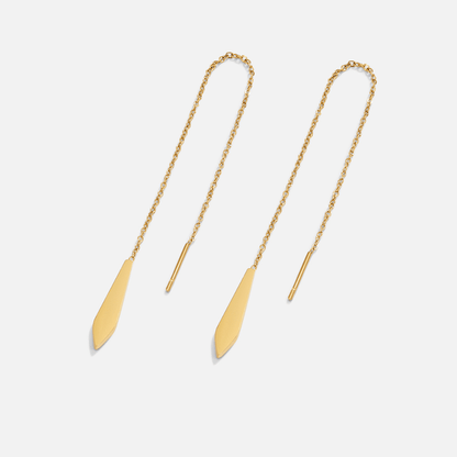 Gold Dakota Tassel Earrings