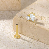 Kate Flat Back Diamond Stud