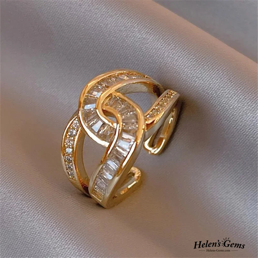 Geknoteter Eleganter Ring