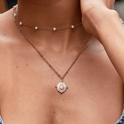 Monique Vintage Stone Necklace